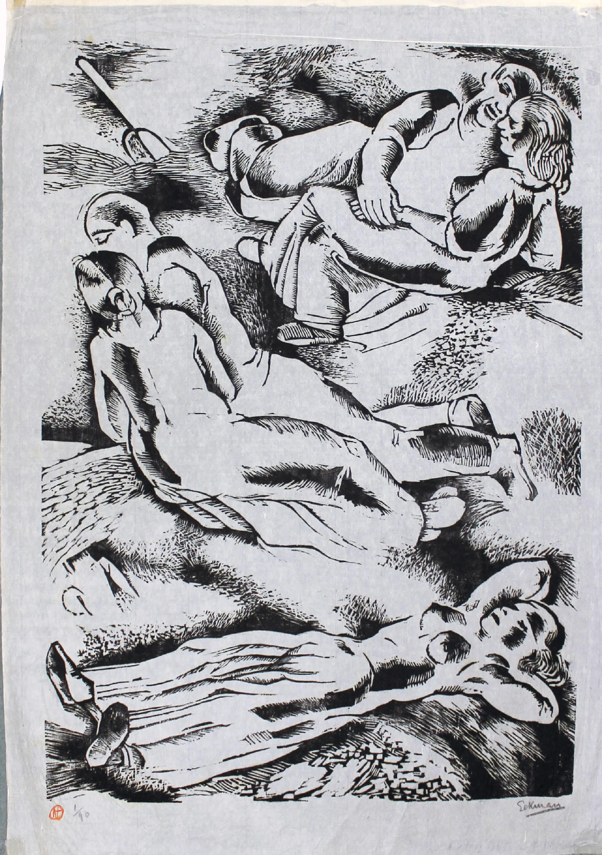 Le musée du Dessin et de l’Estampe originale prête 25 gravures à l’Espace Niemeyer à Paris dans le cadre de l’exposition « Résonances – le monde en question ».